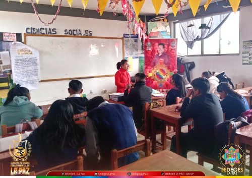 CON ÉXITO SE REALIZA TALLER DE SOCIALIZACIÓN SOBRE VALORES Y PREVENCIÓN DE VIOLENCIA EN EL MUNICIPIO DE LAJA