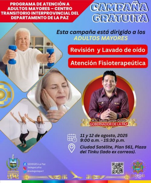 CAMPAÑA DE SALUD POR EL MES DEL ADULTO MAYOR