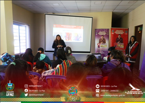 TALLER SOBRE LOS SERVICIOS QUE BRINDA EL PROGRAMA DE DEFENSA Y PROTECCIÓN DE LA MUJER IDH